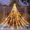 Christmas Lights 352LED 11.5FT, IP67 Waterproof Outdoor Christmas Decorations with 8 Lighting Modes, Remote Control Warm White Tree Lights for outside Yard House